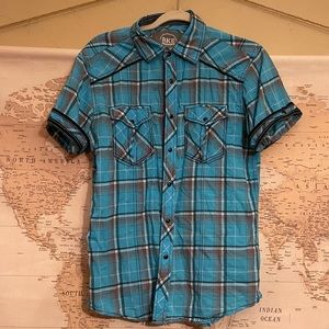 BKE button down plaid shirt